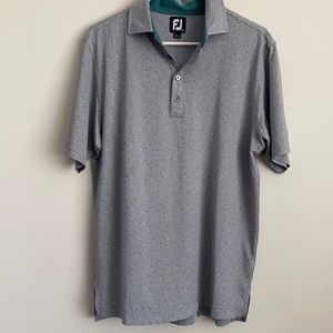 Footjoy golf T-shirt grey with green black and white flecks size S never worn